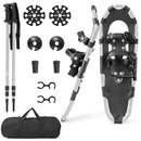 21/25/30 Inch 4-in-1 Lightweight Terrain Snowshoes with Flexible Pivot System by LJGDeals