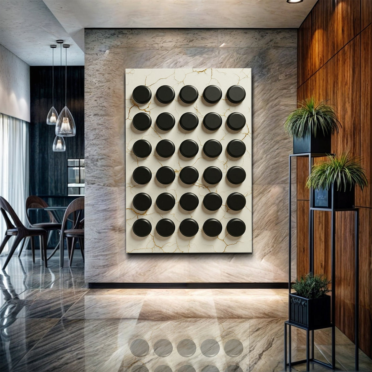 Abstract Minimalist Wall Art XI, photo 2 of 10