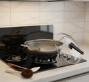13.3″ Stainless Steel Wok Pan with Lid & Spatula – Nonstick – All Cooktops by 2Dropme