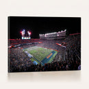Ben Hill Griffin Stadium Night Game Triple Canvas Wall Art -