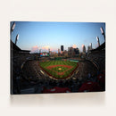 PNC Park Evening Game Triple Canvas Wall Art - Pittsburgh