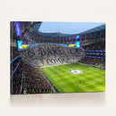 Tottenham Hotspur Stadium Canvas Print, Match Day Triple