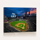 Target Field Wall Art Canvas Print – Baseball Stadium Scene,