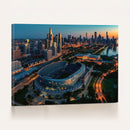 Chicago Bears Soldiers Field Wall Art Canvas Print – Framed