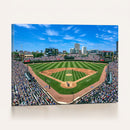 Wrigley Field Baseball Stadium Canvas Wall Art – Packed