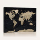 World Map Wall Art Print – Detailed Map of the World Wall