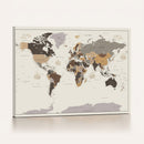 World Map Wall Art Print