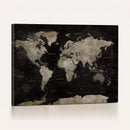 Detailed World Map Wall Art Print - Large Framed World Map