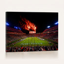 Auburn Stadium Wall Art Canvas Print, College Football Night