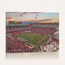 Donald W. Reynolds Razorback Stadium Wall Art Canvas Print –