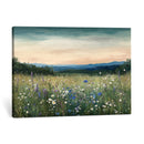 Wildflower Meadow Oil Painting Canvas — Daisy Lavender