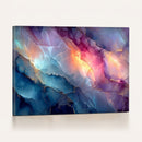 Colorful Abstract Canvas Wall Art Print, Vibrant Popup Color Art Print