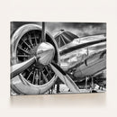 Vintage Antique Airplane Wall Art Canvas Print