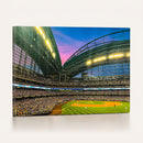 Milwaukee Brewers Baseball Team Print Canvas- American