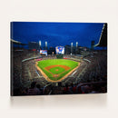 Truist Park Night Game Canvas Art - Atlanta Braves Stadium