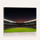 Yankee Stadium Night Game Triple Canvas, Yankee Stadium