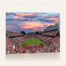 Carter-Finley Stadium Art Sunset Game Triple Canvas Wall Art