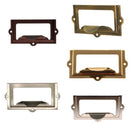 2" File Cabinet Card Holder w/Pull