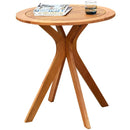 27 InchOutdoor Round Solid Wood Coffee Side Bistro Table by LJGDeals