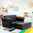 Soft Kids Double Sofa with Ottoman by LJGDeals