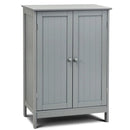 Bathroom Floor Storage Double Door Cupboard Cabinet by LJGDeals
