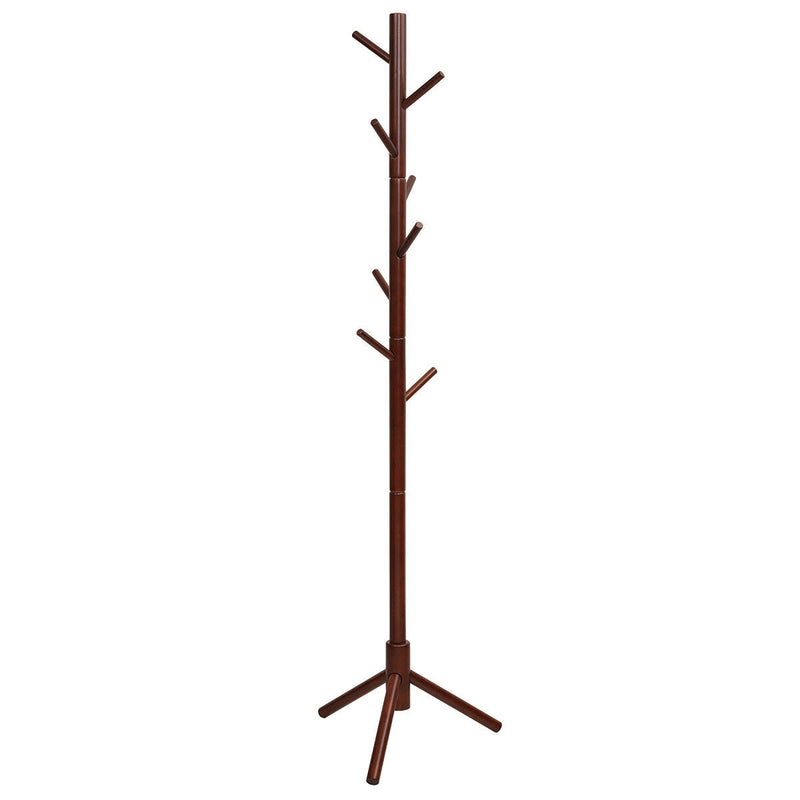 2 Heights Wooden Coat Rack with 8 Hooks, photo 7 of 16