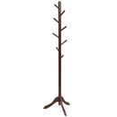 Adjustable Wooden Tree Coat Rack with 8 Hooks by DirectDeals
