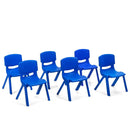 6-pack Kids Plastic Stackable Classroom Chairs by LJGDeals