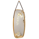 30 Inch Modern Rectangle Wall Hanging Framed Mirror by LJGDeals