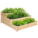 3 Tier Elevated Wooden Vegetable Garden Bed by LJGDeals