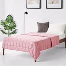 60 x80 Inch 15lbs Premium Cooling Heavy Weighted Blanket-Pink by LJGDeals