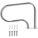 Stainless Steel Swimming Pool Hand Rail with Base Plate by LJGDeals