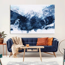 Abstract Blue Mountain Canvas Wall Art – Modern Triptych by MyGreatCanvas | Canvas Wall Art Prints | Photo Prints & Wall Decor