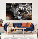 Red Wine and Glass Canvas Print by MyGreatCanvas | Canvas Wall Art Prints | Photo Prints & Wall Decor
