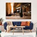 Wine and Bottle Wall Art Canvas Print by MyGreatCanvas | Canvas Wall Art Prints | Photo Prints & Wall Decor