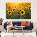Sunflower Sunshine Wall Art Canvas Print by MyGreatCanvas | Canvas Wall Art Prints | Photo Prints & Wall Decor