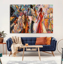 Abstract Afro American Jazz Canvas Wall Art | Music-Inspired by MyGreatCanvas | Canvas Wall Art Prints | Photo Prints & Wall Decor