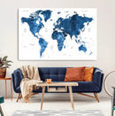 World Map Canvas Print – Framed Detailed Map of the World by MyGreatCanvas | Canvas Wall Art Prints | Photo Prints & Wall Decor