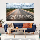 Recovery Road Wall Art Canvas Print
