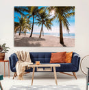 Palm Beach Tropical Island Wall Art Canvas Print by MyGreatCanvas | Canvas Wall Art Prints | Photo Prints & Wall Decor