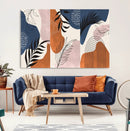 Boho Wall Art Canvas Print Set Mid-Century Prints Bohemian