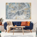 Radiant Abstract Wood Rings Canvas Art – Modern Triptych