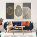Boho Tree Ring Wall Art, Modern Minimalist Wood Grain