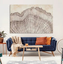 Tree Ring Wall Art Triptych, Rustic Wood Ring Canvas Print,