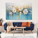 Abstract Flower Wall Art Canvas Print