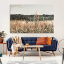 Abstract Wildflower Art Field Landscape Oil Painting Print,