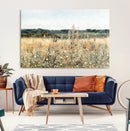 Wildflower Field Wall Art Canvas | Nature-Inspired Landscape