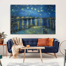 Vincent van Gogh Starry Night over the Rhone Abstract Wall