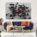 RedBull Formula 1 Canvas Wall Art Print