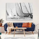 Yacht Sailboat Regatta Canvas Wall Art Canvas Print